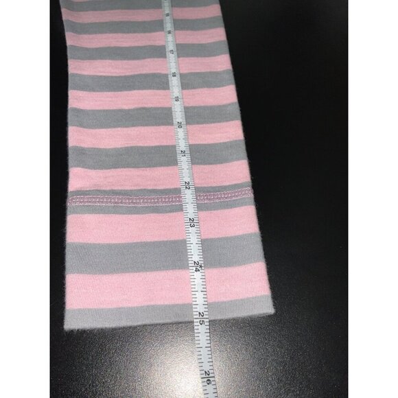 GANNI Long Sleeve Pink & Grey Striped Shirt size Small - Picture 9 of 13